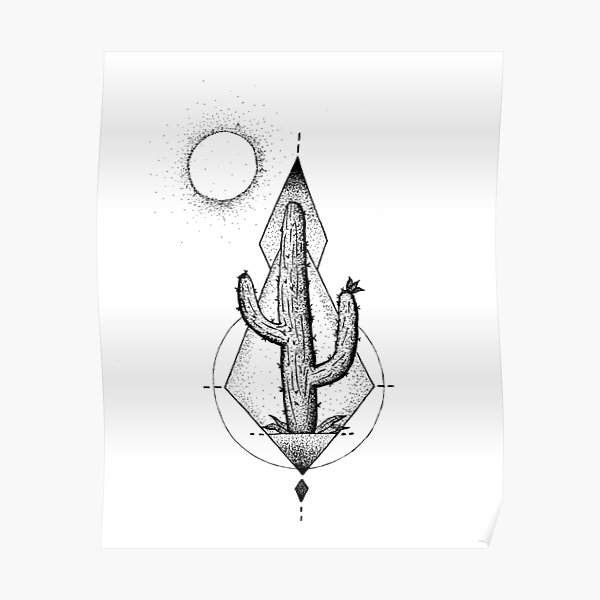 Discover 79+ cactus tattoo black and white - in.cdgdbentre