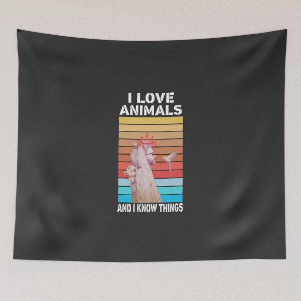 Item preview, I love animals and I know things designed and sold by SidTastic .