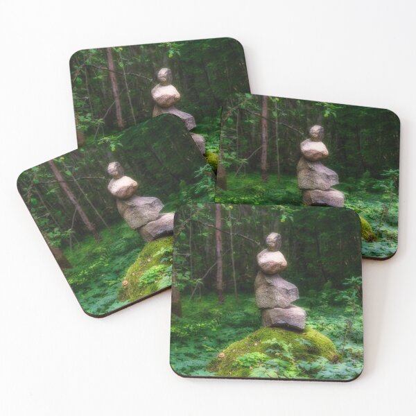 Item preview, Stacked Stones in a Mystical Forest designed and sold by Jon Shore.