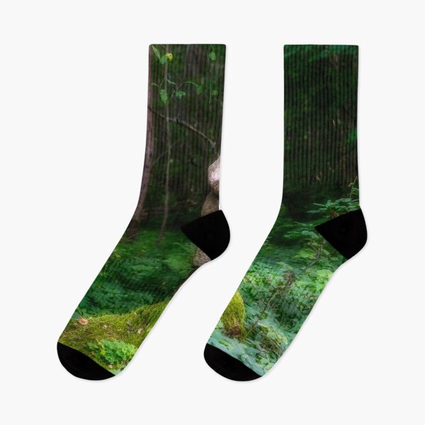 Item preview, Stacked Stones in a Mystical Forest designed and sold by Jon Shore.