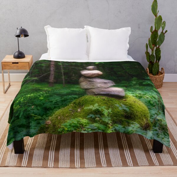 Item preview, Stacked Stones in a Mystical Forest designed and sold by Jon Shore.
