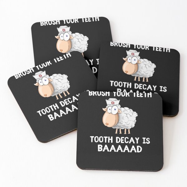 Item preview, Brush Your Teeth Tooth Decay Is Baaaad Sheep designed and sold by IntegrityDesign.