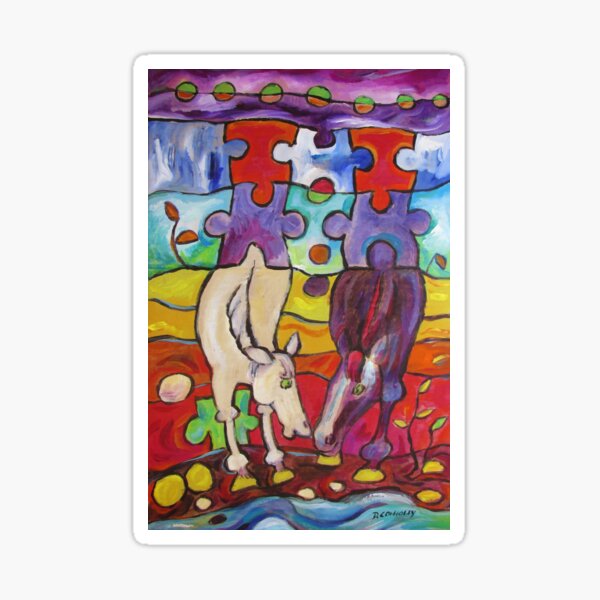 Pack Horses Jig and Saw Sticker