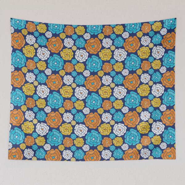 Aperçu de l'œuvre Motif de fleurs de broderie créée et vendue par AidanShea.