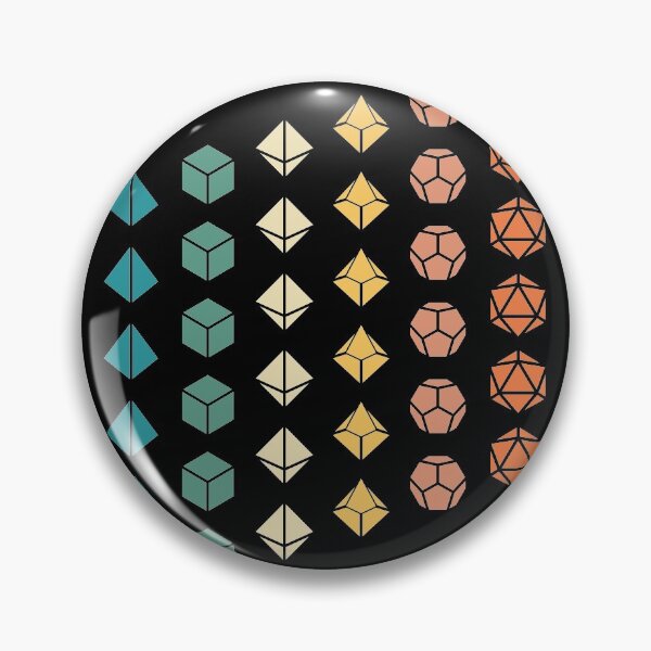 Item preview, Retro Polyhedral Dice Set designed and sold by pixeptional.