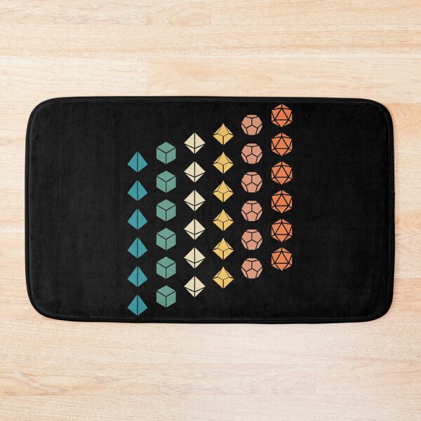 Item preview, Retro Polyhedral Dice Set designed and sold by pixeptional.