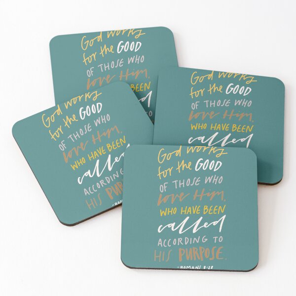 Item preview, Romans 8:28 | Bible Verses | Christian Inspirational Faith | Illustration Calligraphy designed and sold by seaniemendoza.