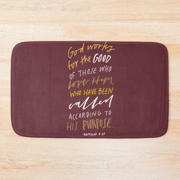 Item preview, Romans 8:28 | Bible Verses | Christian Inspirational Faith | Illustration Calligraphy designed and sold by seaniemendoza.