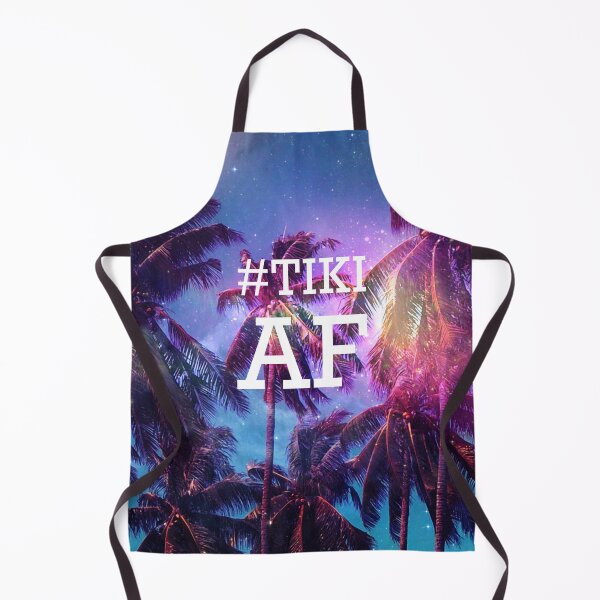 Item preview, Tiki AF - Tropical, Hawaiian, Polynesian, Palm Tree, Space Nebula designed and sold by electricdreamz.
