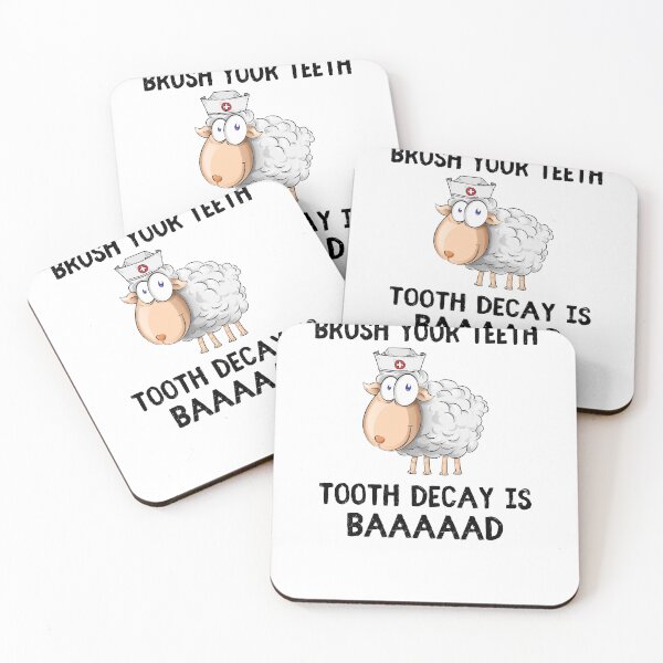 Item preview, Brush Your Teeth Tooth Decay Is Baaaad Sheep designed and sold by IntegrityDesign.