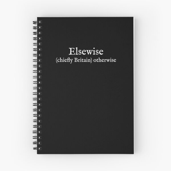 Item preview, E: Elsewise: Wear Your Dictionary: English designed and sold by WearYourWords.