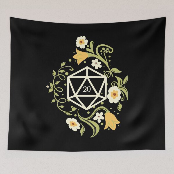 Item preview, Polyhedral D20 Dice Plant and Flowers designed and sold by pixeptional.