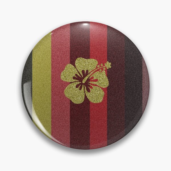 Item preview, Hibiscus Flower on Glitter Stripes  designed and sold by BloomCatB.