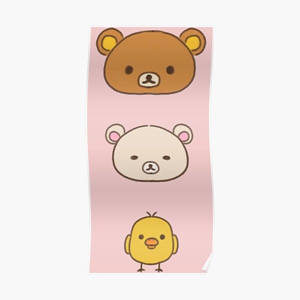 rilakkuma korilakkuma kiiroitori Poster