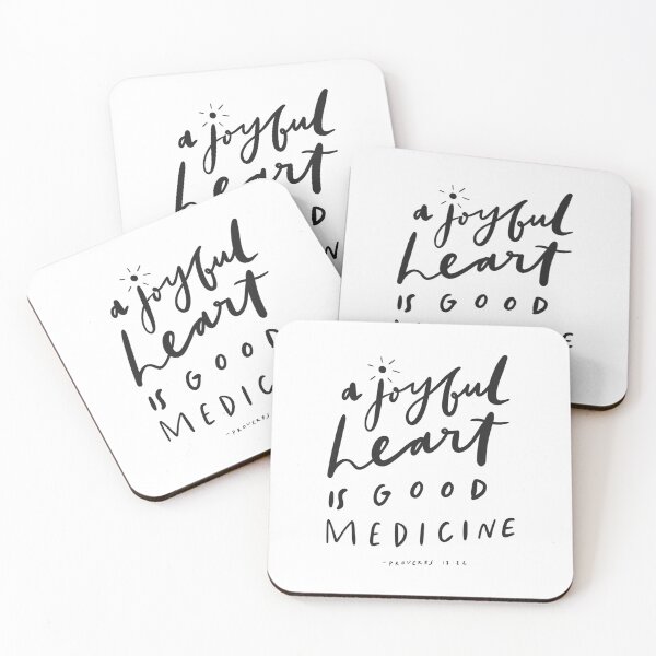 Item preview, Proverbs 17:22 | Bible Verses | Christian Inspirational Faith | Illustration Calligraphy designed and sold by seaniemendoza.