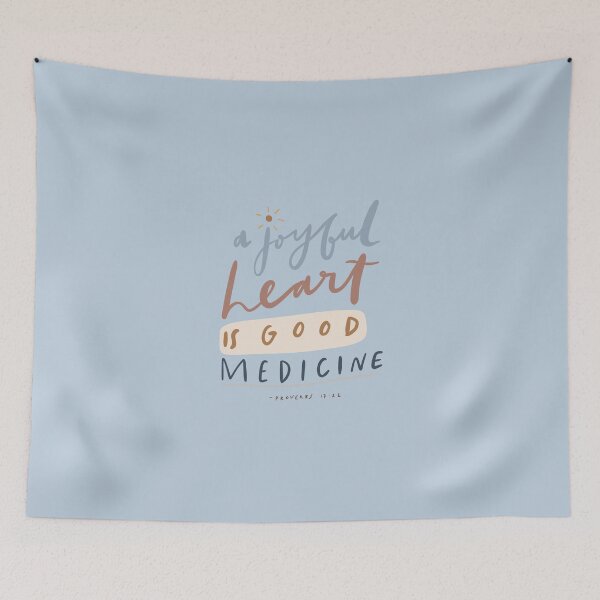 Item preview, Proverbs 17:22 | Bible Verses | Christian Inspirational Faith | Illustration Calligraphy designed and sold by seaniemendoza.