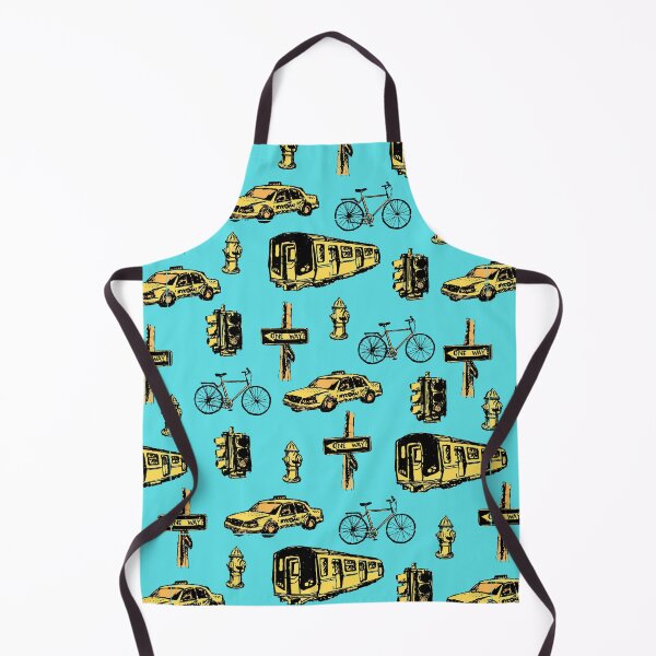 Item preview, Taxi Subway Bike Traffic Light City Urban Pattern designed and sold by razvigod.