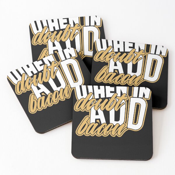 Item preview, When in doubt add Bacon funny saying shirt designed and sold by Grinover.