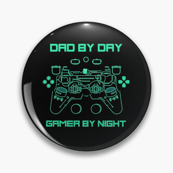 Item preview, Dad by Day, Gamer by Night - Rad Gamer Dad - Cool designed and sold by wutdadak.