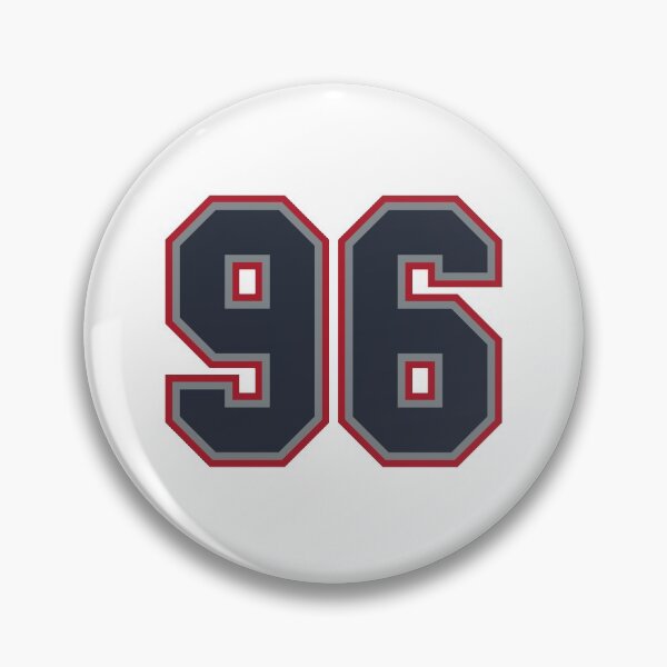 Item preview, 96 Navy Grey Red Sports Number Ninety-Six designed and sold by HelloFromAja.