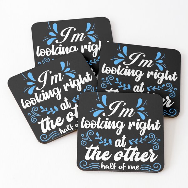 Item preview, I'm looking right at the other half of me - Justin Timberlake - Mirrors - White designed and sold by CataRedBubble.