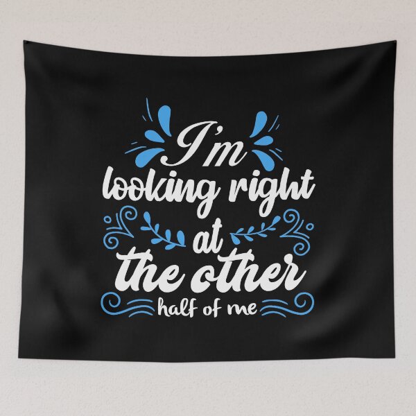 Item preview, I'm looking right at the other half of me - Justin Timberlake - Mirrors - White designed and sold by CataRedBubble.