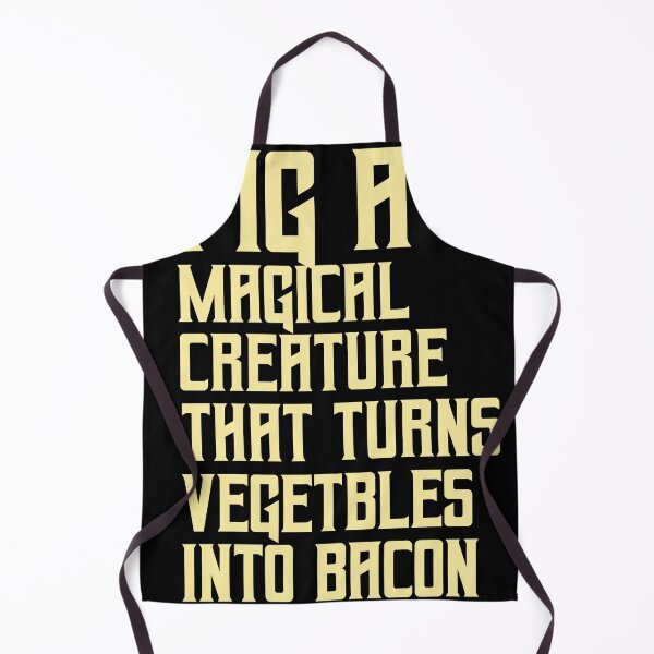 Item preview, Pig turns Vegetbles into Bacon funny shirt designed and sold by Grinover.