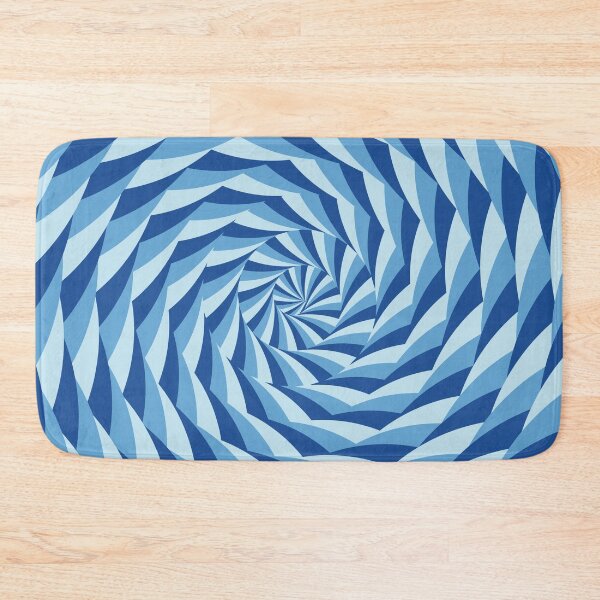 Item preview, Spiral Circles Pattern Blue designed and sold by leomooncreates.