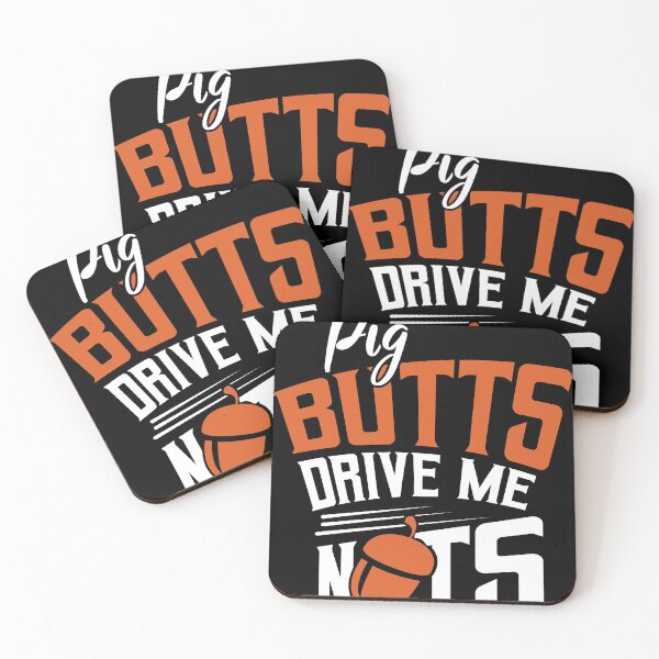 Item preview, Pig Butts drive me Nuts funny Bacon shirt designed and sold by Grinover.