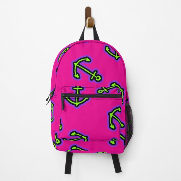 Item preview, Nautical Anchors Anchor Pattern Vintage Retro Pink Green Purple Black designed and sold by funnytshirtemp.