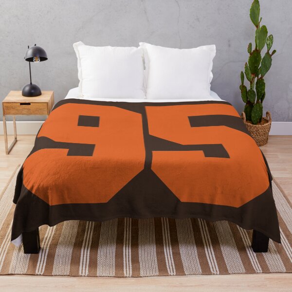 Item preview, 95 Number Cleveland Sports Ninety-Five Brown Jersey designed and sold by HelloFromAja.
