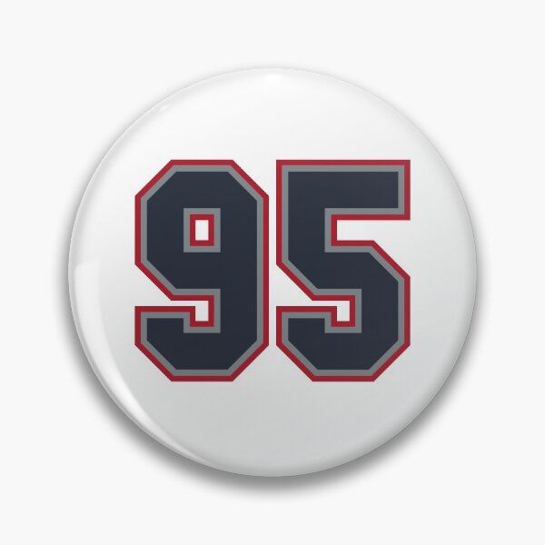 Item preview, 95 Navy Grey Red Sports Number Ninety-Five designed and sold by HelloFromAja.
