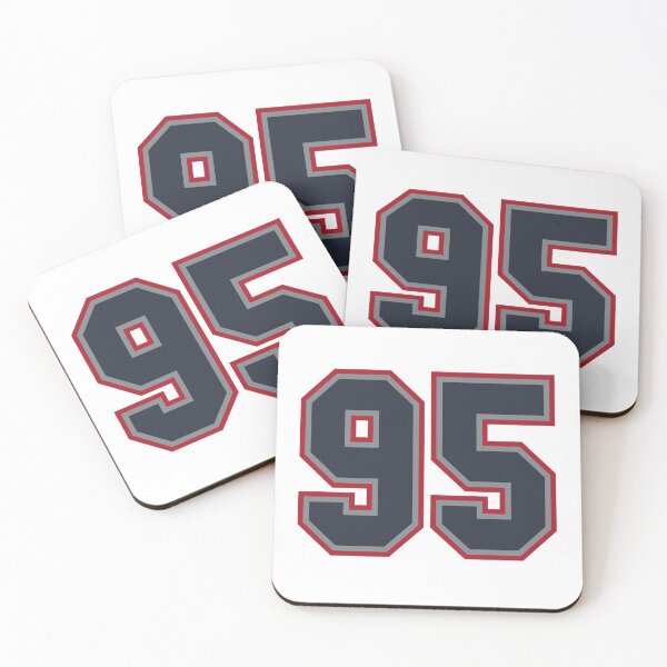 Item preview, 95 Navy Grey Red Sports Number Ninety-Five designed and sold by HelloFromAja.