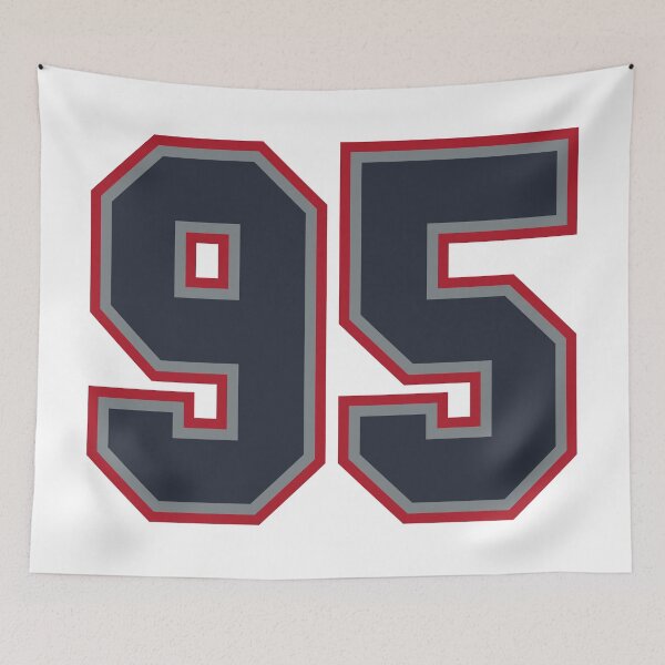 Item preview, 95 Navy Grey Red Sports Number Ninety-Five designed and sold by HelloFromAja.