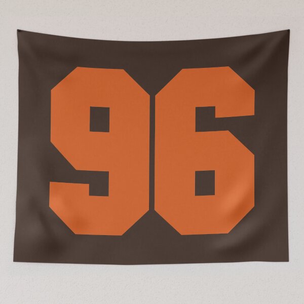 Item preview, 96 Number Cleveland Sports Ninety-Six Brown Jersey designed and sold by HelloFromAja.