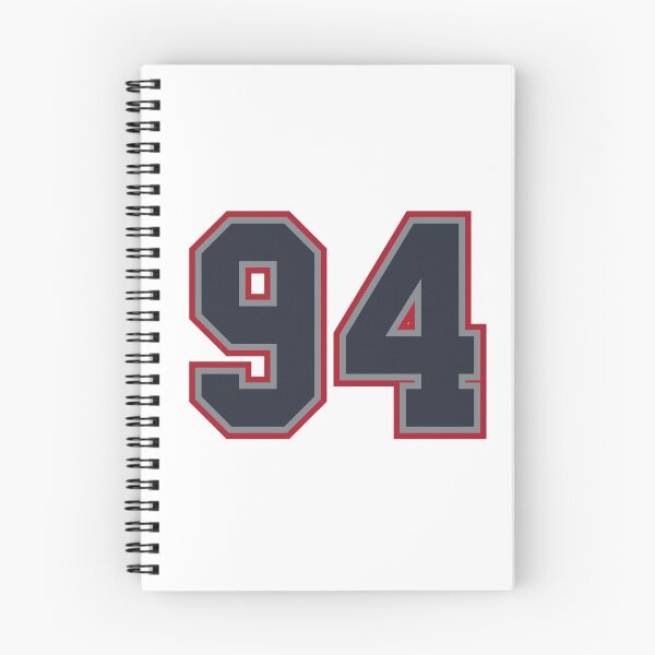 Item preview, 94 Navy Grey Red Sports Number Ninety-Four designed and sold by HelloFromAja.