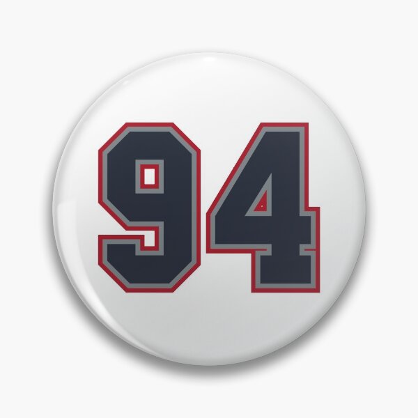 Item preview, 94 Navy Grey Red Sports Number Ninety-Four designed and sold by HelloFromAja.