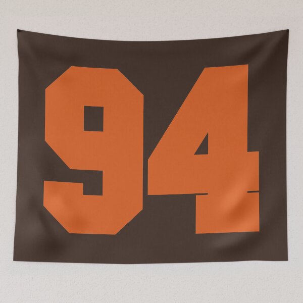 Item preview, 94 Number Cleveland Sports Ninety-Four Brown Jersey designed and sold by HelloFromAja.