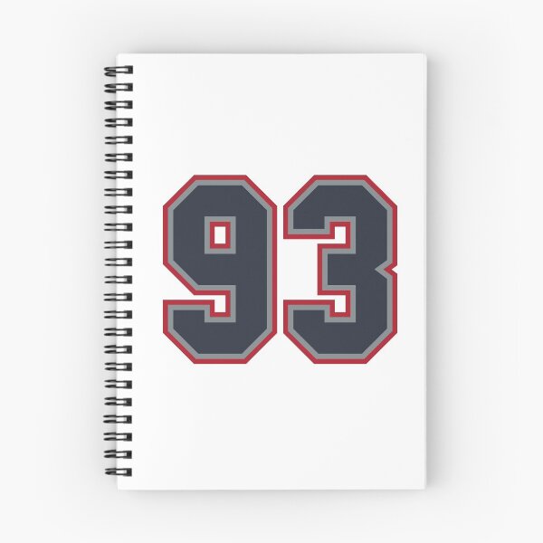 Item preview, 93 Navy Grey Red Sports Number Ninety-Three designed and sold by HelloFromAja.