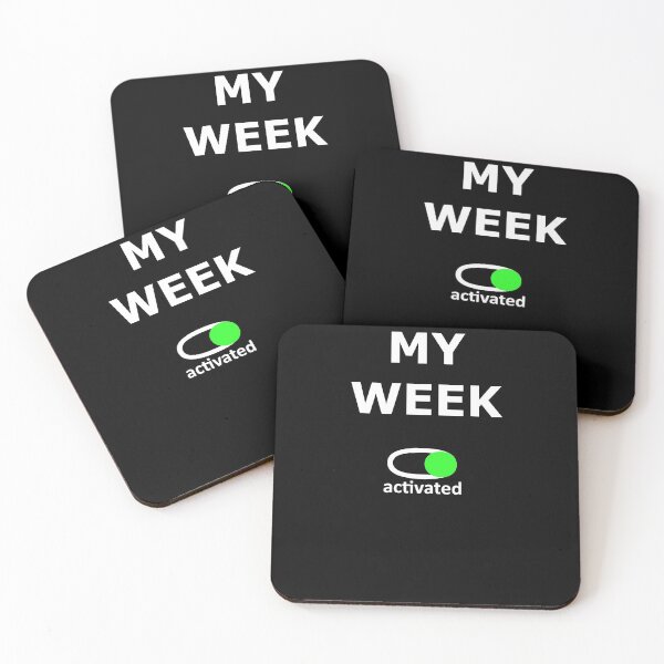 Item preview, MY NEW WEEK POSITIVE COOL FUN WISHES QUOTE designed and sold by martinosfr.