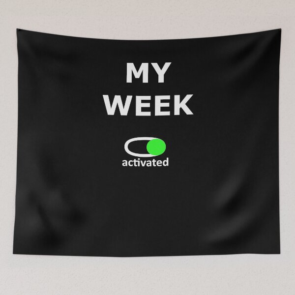 Item preview, MY NEW WEEK POSITIVE COOL FUN WISHES QUOTE designed and sold by martinosfr.