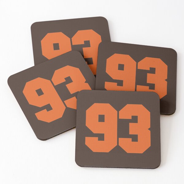 Item preview, 93 Number Cleveland Sports Ninety-Three Brown Jersey designed and sold by HelloFromAja.