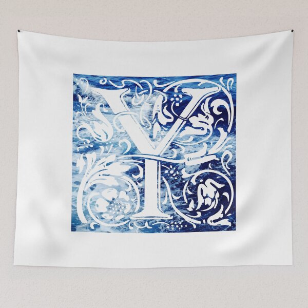 Item preview, The Letter Y Blue Ocean Waves  designed and sold by yacine12353.