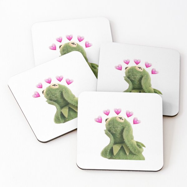 Item preview, Heart emoji Kermit designed and sold by peachysage.