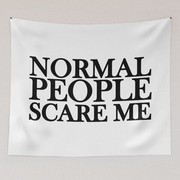 Item preview, Normal people scare me designed and sold by shirtart shop.