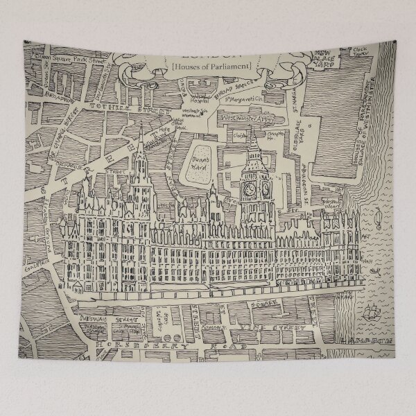 Item preview, HOUSES OF PARLIAMENT designed and sold by goldeggcompany.