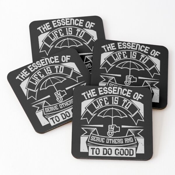 Item preview, The Essence Of Life Is To Serve Others And To Do Good designed and sold by GoodVibeDesign.