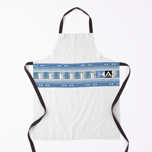 Item preview, Sky Blue Lisu Hill Tribe Fabric Pattern designed and sold by Adisak-designs.