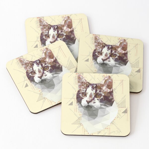 Item preview, Cat (Low Poly) designed and sold by Luna Roveda.