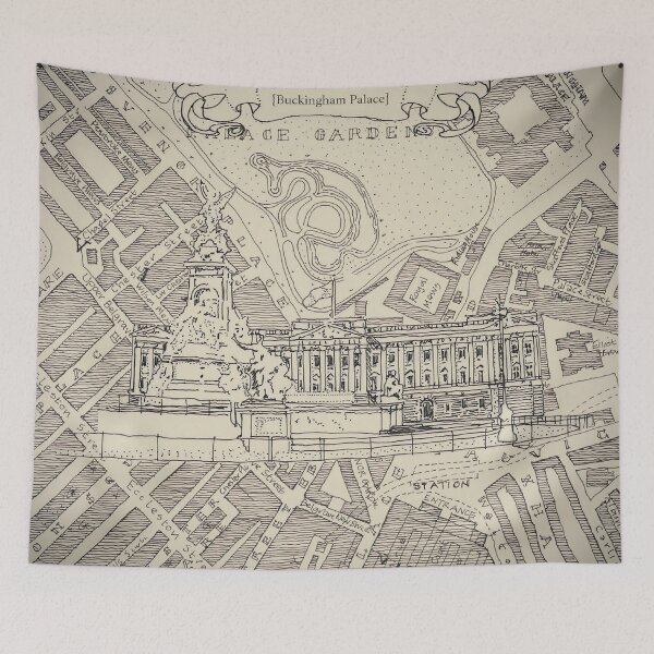 Item preview, BUCKINGHAM PALACE designed and sold by goldeggcompany.